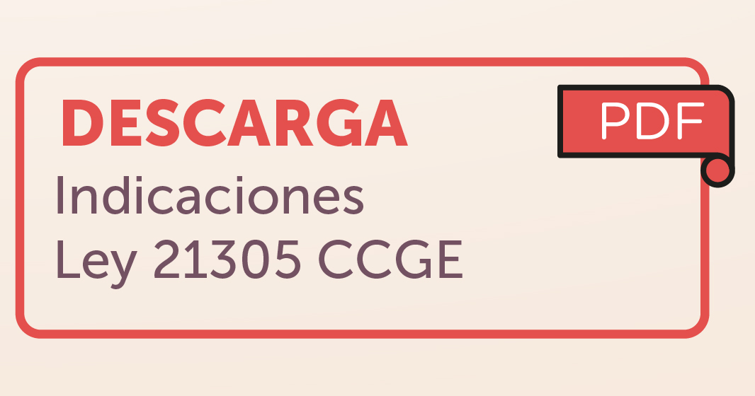 Indicaciones Ley CCGE