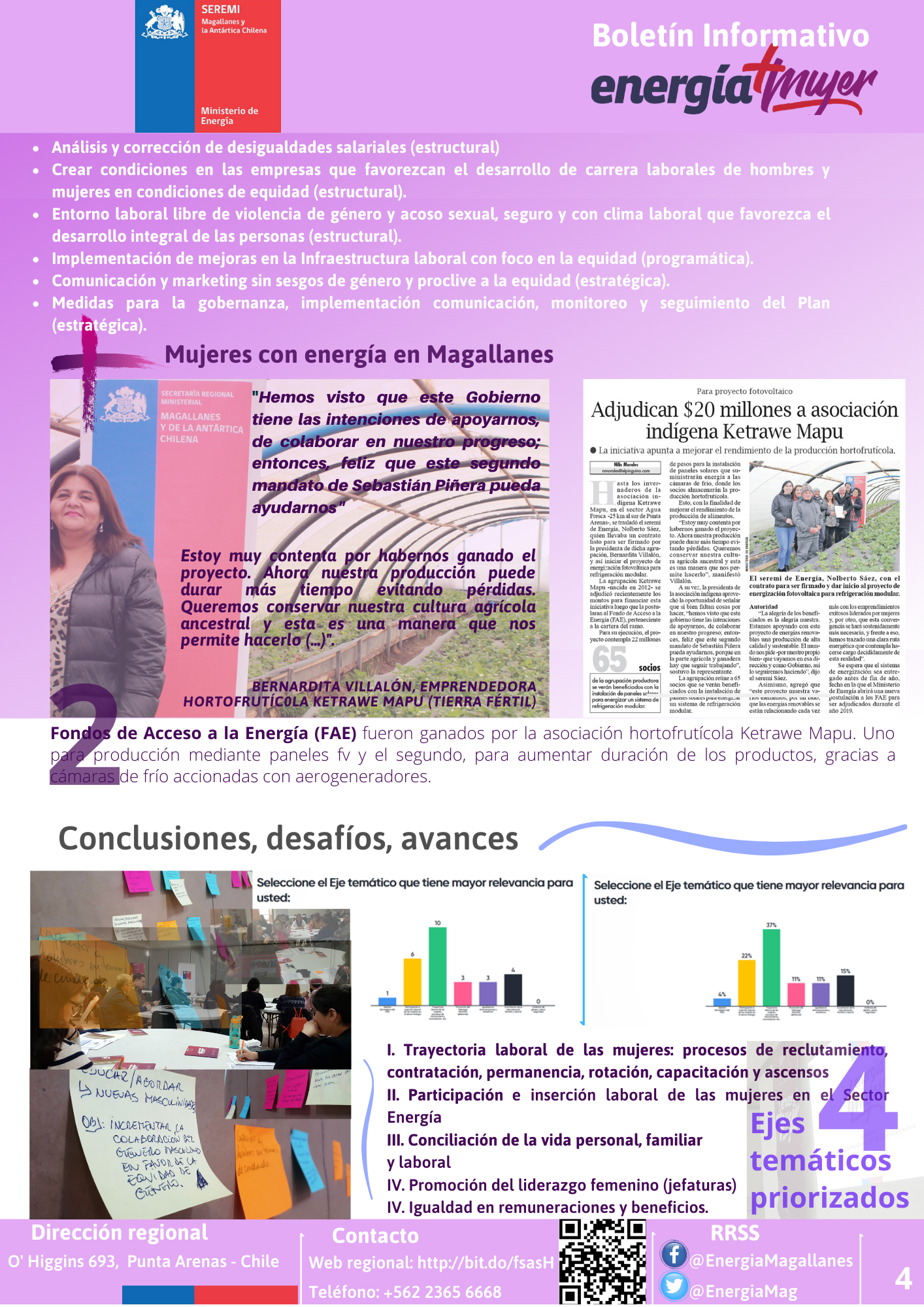 En acto conmemorativo por Día Internacional de la Mujer, Mesa Público-Privada de Energía difundió avances sectoriales en materia de género 