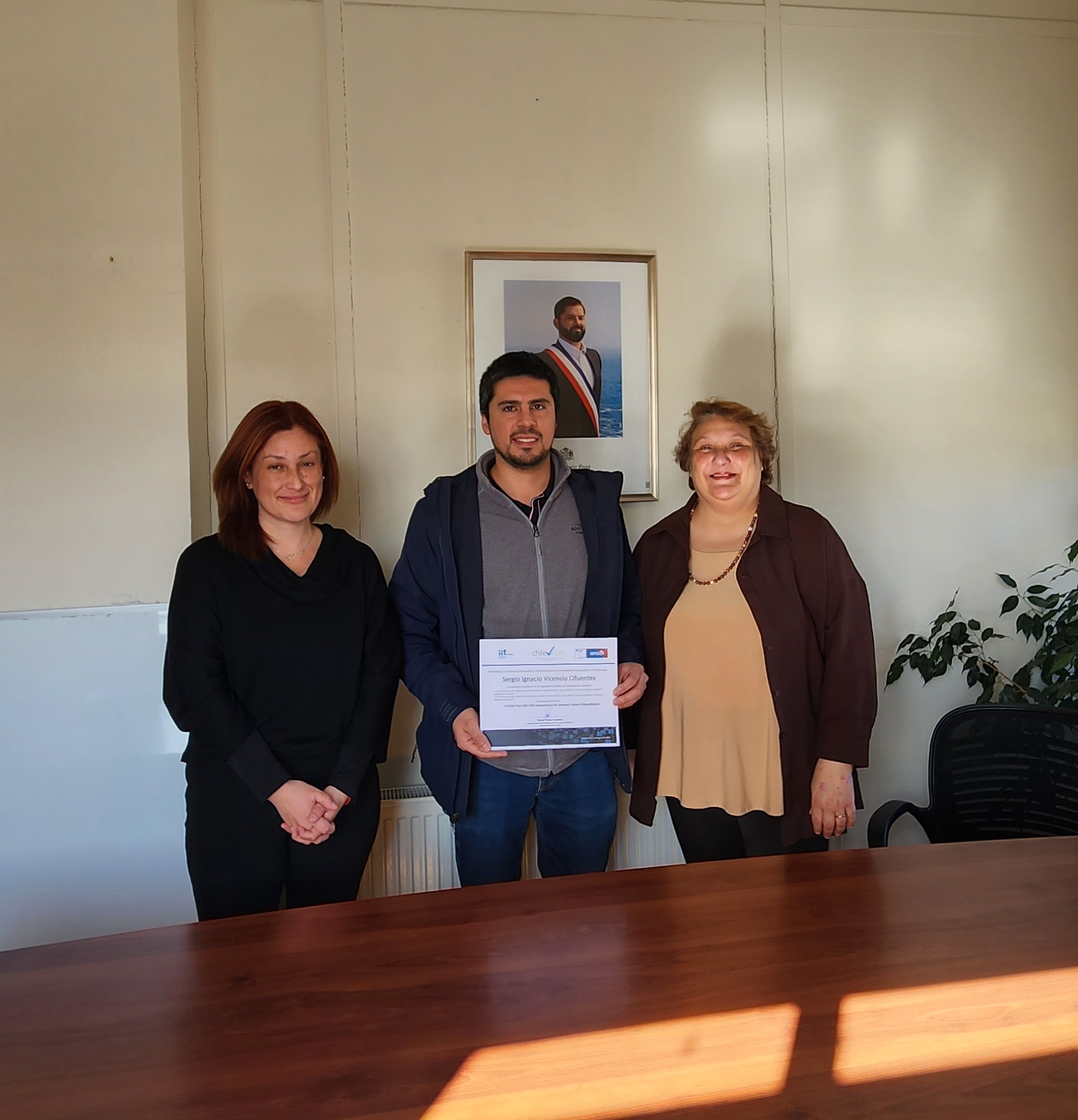 Seremi de Energía participa de certificación de nuevos instaladores y montajistas de sistemas solares fotovoltaicos
