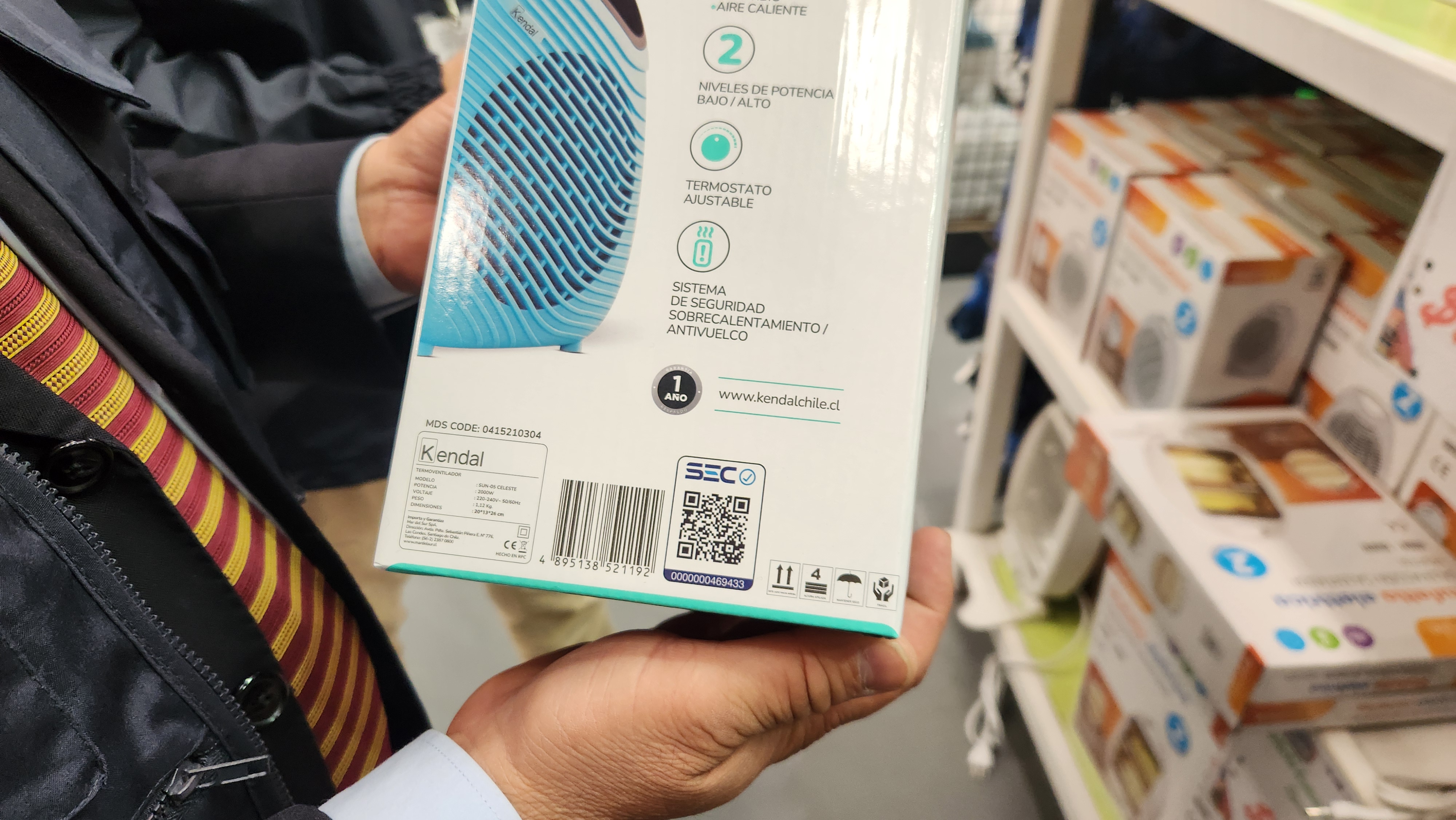 Fiscalizan venta de artefactos de calefacción para reforzar seguridad ante llegada del invierno