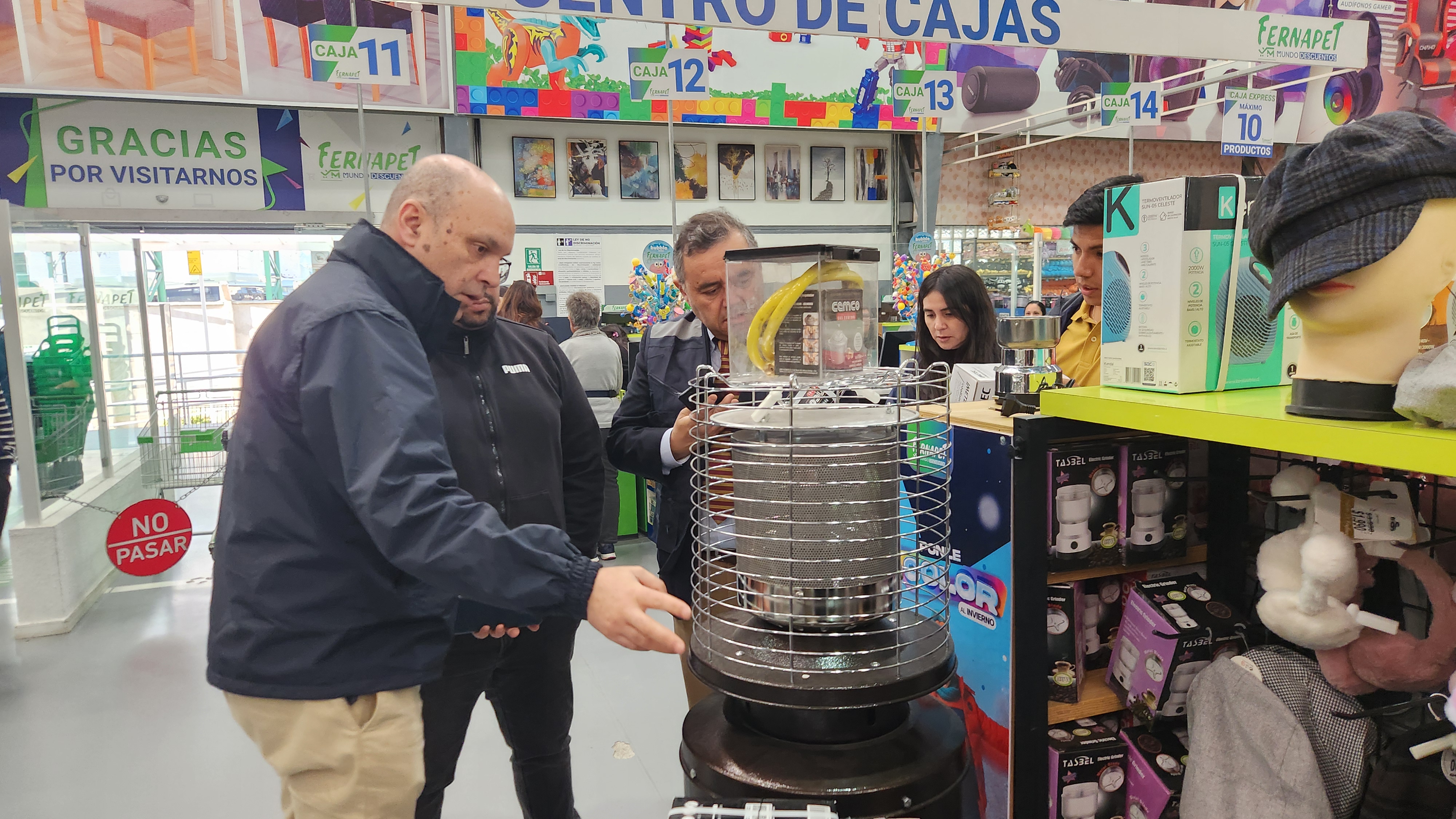 Fiscalizan venta de artefactos de calefacción para reforzar seguridad ante llegada del invierno