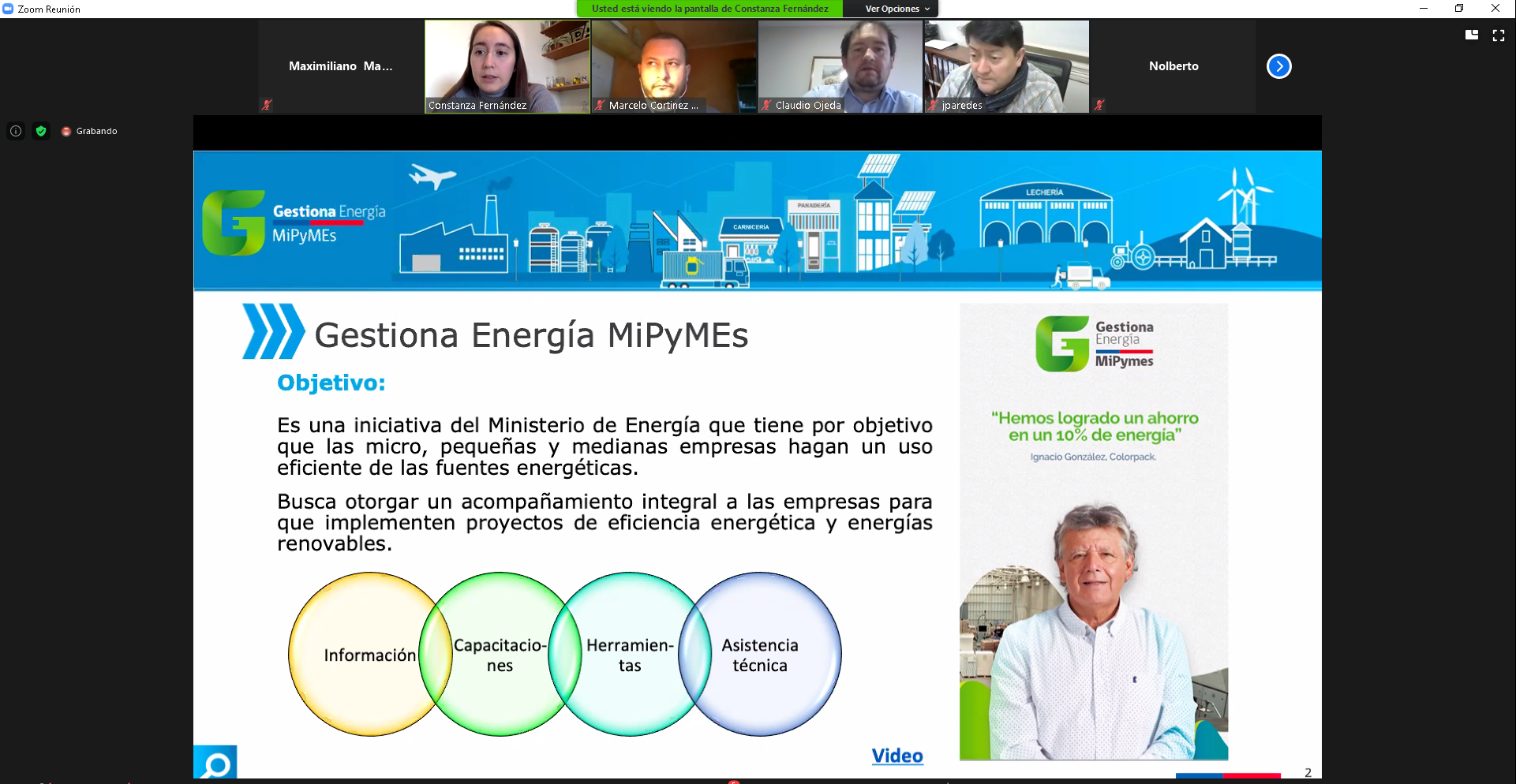 En Magallanes continuó ciclo nacional de talleres especializado para que MiPyMEs mejoren su gestión energética 