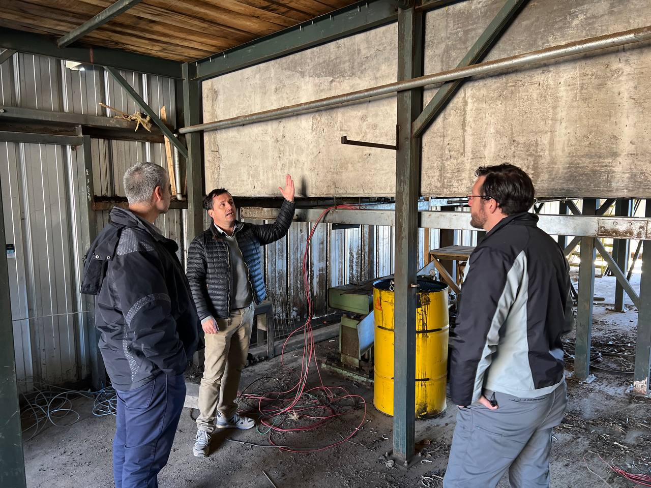 Futura planta de pellet en la región de Aysén se encuentra trabajando en el secado de materia prima 