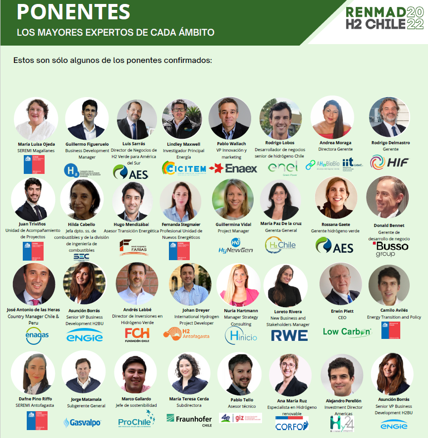 RENMAD Chile 2022: Seremi de Energía de Magallanes participará en importante encuentro internacional sobre hidrógeno  