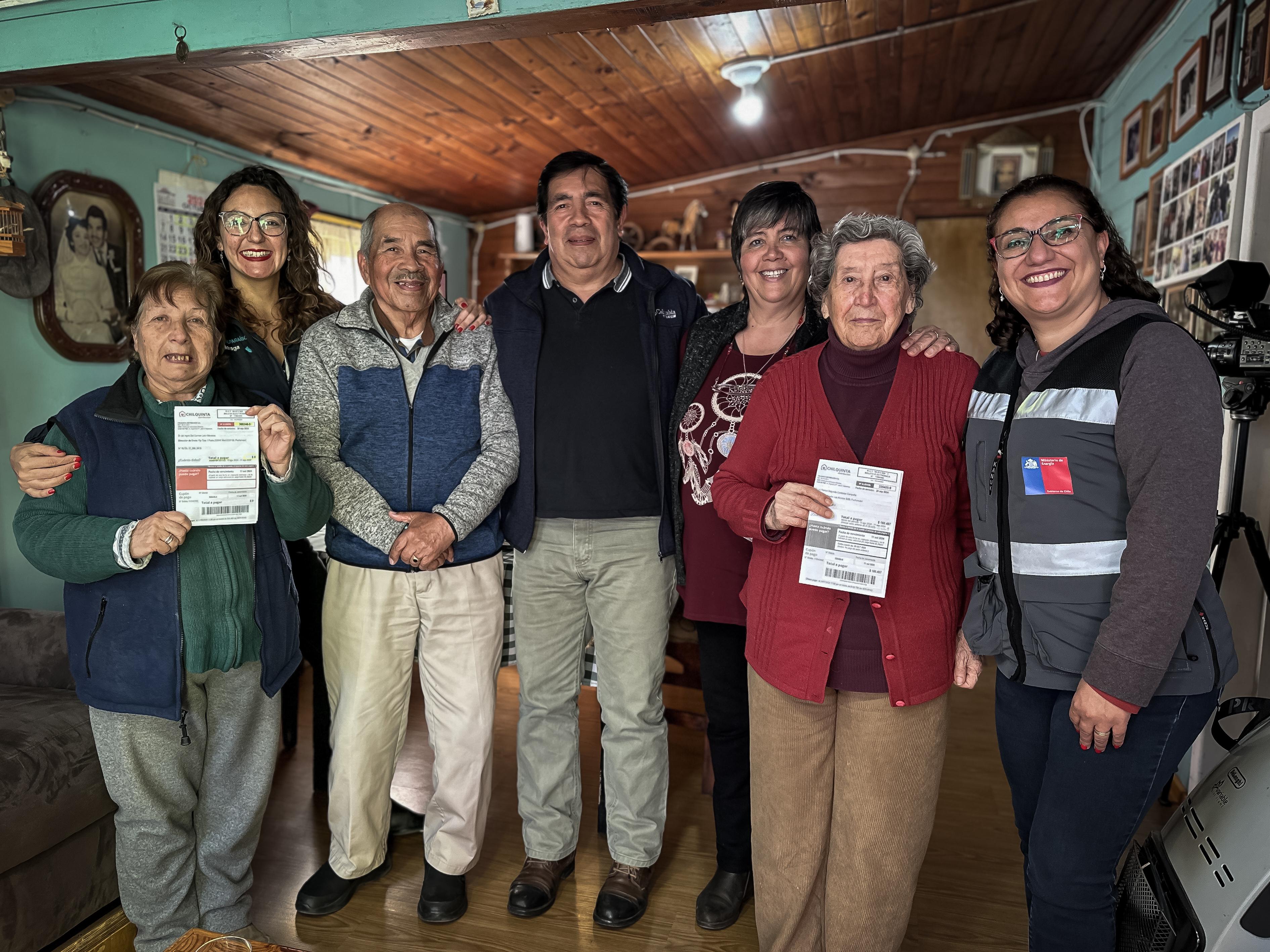 Autoridades confirman en terreno impacto positivo del Subsidio Eléctrico y Reconocimiento a la Generación Territorial