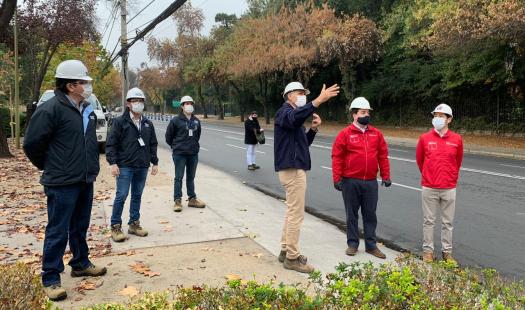 Ministro (s) de Energía y Superintendente SEC fiscalizan poda de árboles ante anuncio de lluvias