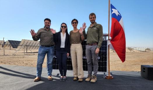 Seremi de Energía participó en inauguración de Planta Solar Capricornio 