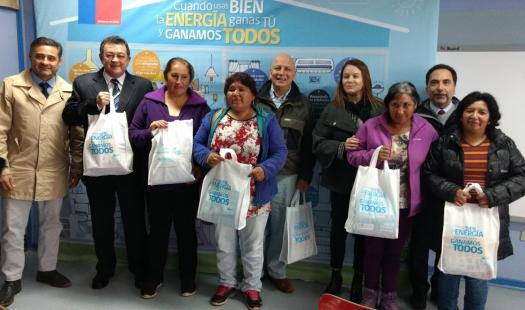 SEREMI de Energía entrega ampolletas eficientes a vecinos de Alerce Norte 