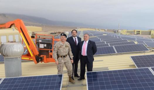 3° Brigada Acorazada la Concepción se suma a la Revolución Solar e inaugura Proyecto Techos Solares Públicos 