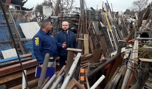 Seremi de Energía participa en fiscalización a chatarrerías de La Serena
