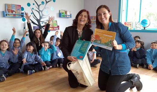 Autoridades entregaron material docente sobre energías renovables y eficiencia energética a The Shepherd School de Punta Arenas