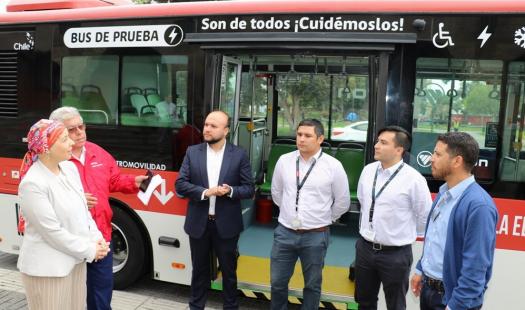 Bus eléctrico continúa con pruebas para evaluar puesta en marcha en la Región