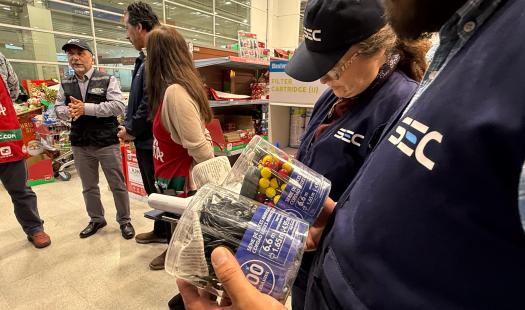 Biobío refuerza fiscalización de luces navideñas y llama a comprar solo productos certificados