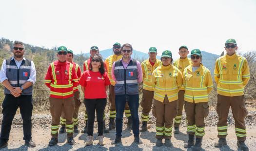 Ministro Pardow visitó zonas rurales de O´Higgins para monitorear trabajos de prevención contra incendios forestales