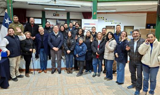 Nutrida agenda en terreno desplegó el Seremi de Energía en la provincia Antártica Chilena