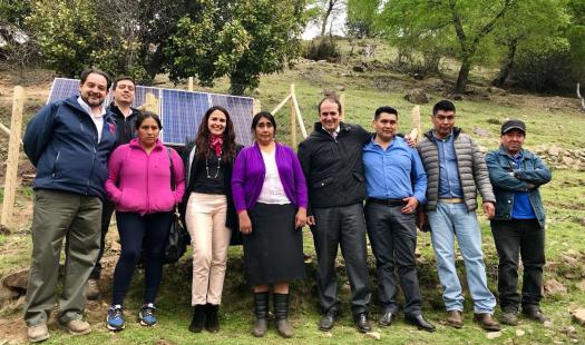 120 familias de Alto Biobío reciben electricidad gracias a paneles fotovoltaicos 