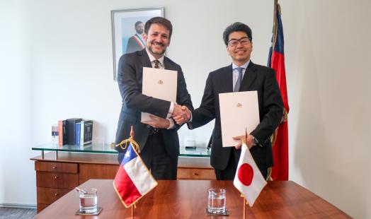 Ministerio de Energía firma MoU con Banco Japonés para la Cooperación Internacional que busca impulsar desarrollo del hidrógeno verde