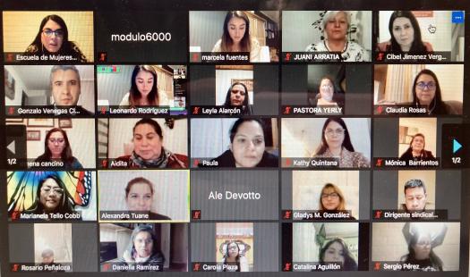 Tarapaqueñas concluyen Escuela de Formación Sindical para Mujeres 