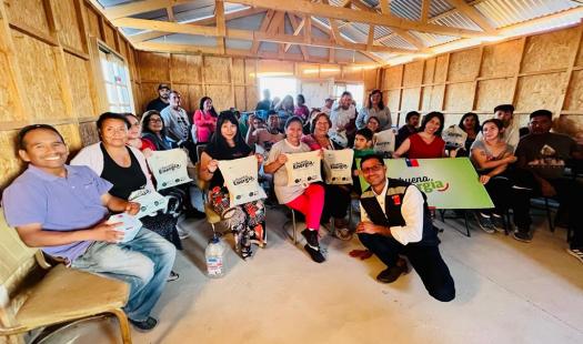Más de 50 familias de Caldera celebraron el Mes de la Eficiencia Energética