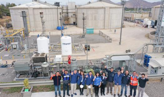 SEREMI de Energía de la RM visita planta La Farfana de Aguas Andina