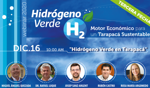 Ciclo de webinars de Hidrogeno Verde en Tarapacá