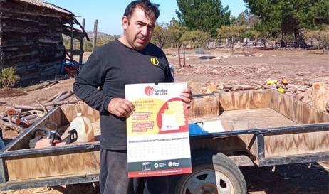 Previo inicio a temporada invernal comerciantes certificados con el Sello de Calidad de Leña promueven el uso de la leña seca