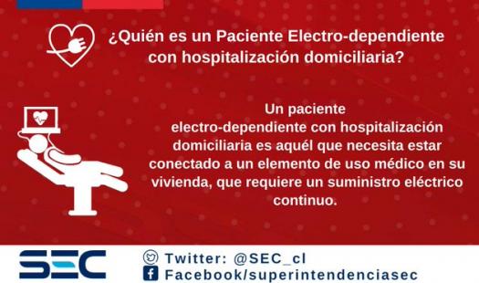 Seremi de Energía Antofagasta llama a las familias con pacientes Electro-Dependientes a inscribirse en el registro oficial que da derecho a beneficios