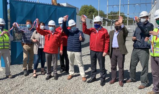 Frontel inaugura respaldo que bajará la cantidad de horas sin sumnistro en Lumaco