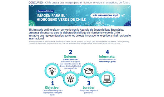 Ministerio de Energía y AgenciaSE invitan a diseñar imagen que representará al hidrógeno verde  