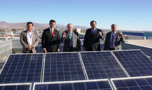Ministro de Energía inauguró Proyecto Techos Solares del Liceo A-27 Jorge Alessandri