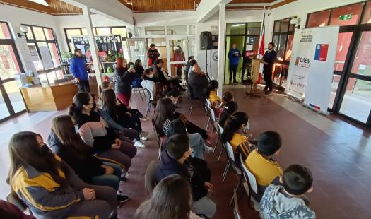 Ministerio de Energía y Municipalidad de Bulnes efectuaron hito de cierre de obras de mejoramiento térmico en Escuela Batalla del Roble