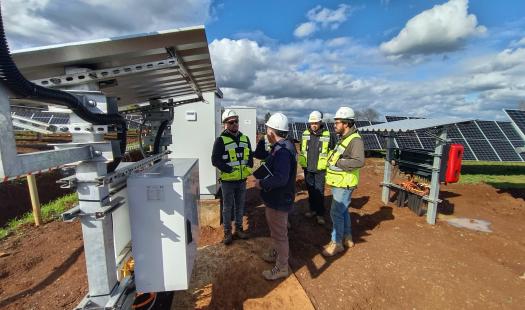 Ministerio de Energía visitó Parque Solar Pueblo Seco de San Ignacio