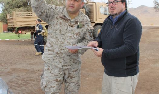  Seremi de Energía de Arica y Parinacota visita 1era Brigada Acorazada “Coraceros”