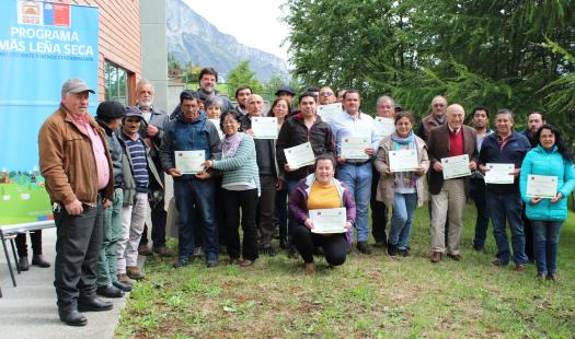 Beneficiarios del programa Leña Más Seca fueron capacitados en Aysén