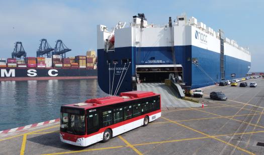 Comienzan a llegar los buses eléctricos que duplicarán la flota en 2023