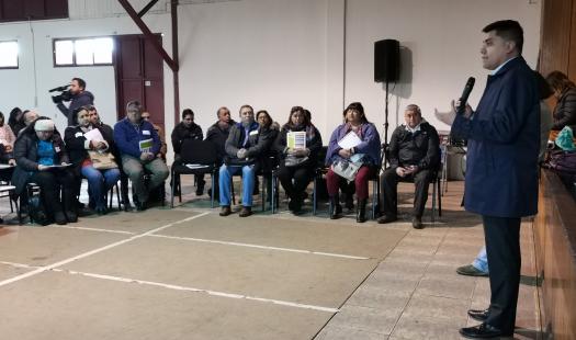 Junta de Vecinos y Asociaciones Indígenas de Negrete y Mulchén participan en taller “Guía de DDHH y Proyectos de Energía