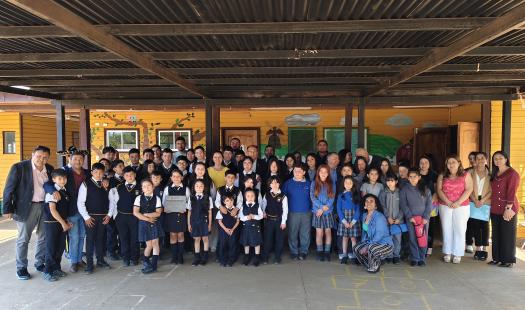 Escuelas rurales de Cobquecura y Ninhue inauguraron mejoramientos eléctricos del Ministerio de Energía