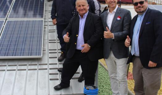 Seremi de Energía de Arica y Parinacota Asiste a Inauguración de Patio Fotovoltaico