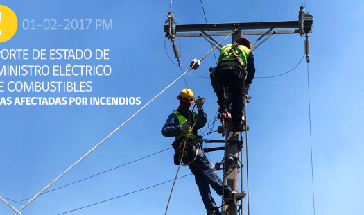[Segunda Actualización 01-02-17] Estado Suministro Sector Eléctrico y Combustibles
