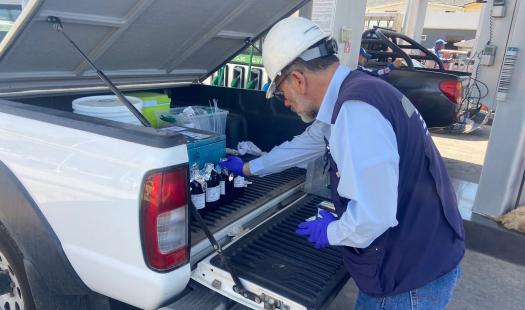 SEC Atacama fiscaliza calidad del combustible a la venta en estaciones de servicio de Tierra Amarilla