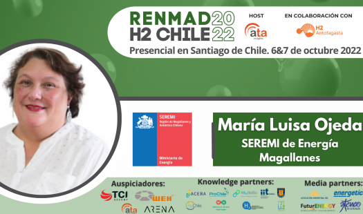 RENMAD Chile 2022: Seremi de Energía de Magallanes participará en importante encuentro internacional sobre hidrógeno  