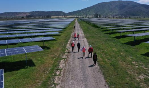 Reactivación Económica: Subsecretario de Energía visita el parque fotovoltaico más grande de la Provincia de Valparaíso