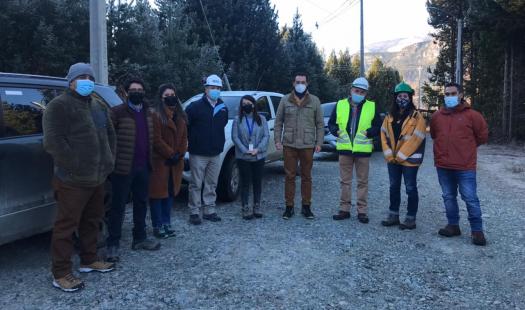 Autoridades visitan centrales de Chaitén y Palena para ver el funcionamiento e inspeccionar la continuidad del suministro eléctrico