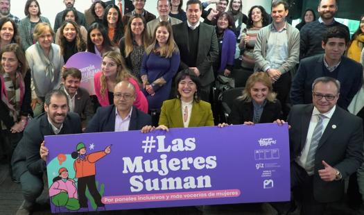 Campaña #LasMujeresSuman busca incentivar paneles de discusión más inclusivos y vocerías de liderazgos femeninos