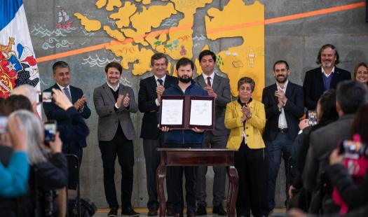 Gobierno, GORE de Magallanes y empresas firman inédito acuerdo para el desarrollo del Hidrógeno Verde