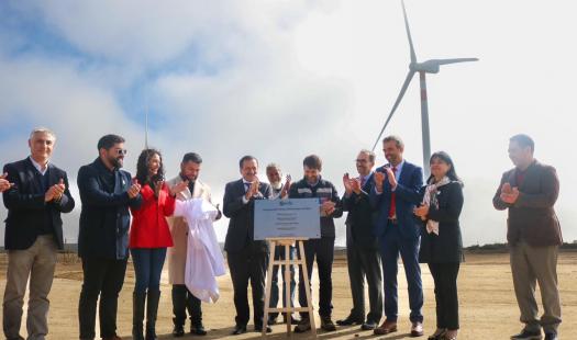 Ministro Pardow inaugura el parque eólico Punta de Talca en Ovalle