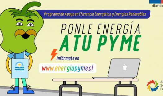 ¡Ponle Energía a tu Pyme!  Programa del Ministerio de Energía que busca apoyar al sector productivo 