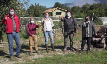 Subsecretario de Energía visitó Raúl Marín Balmaceda y constató el avance de proyecto que conectará con energía eléctrica 24/7 a más de 200 familias 