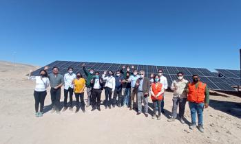 Subsecretario de Energía conoció planta fotovoltaica que abastece de energía a la comunidad de Quillagüa 
