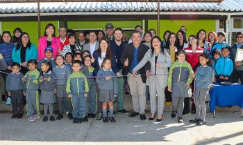 Autoridades inauguran obras del Programa “Mejor Escuela” en Escuela Rural Nueva Israel de Purranque 